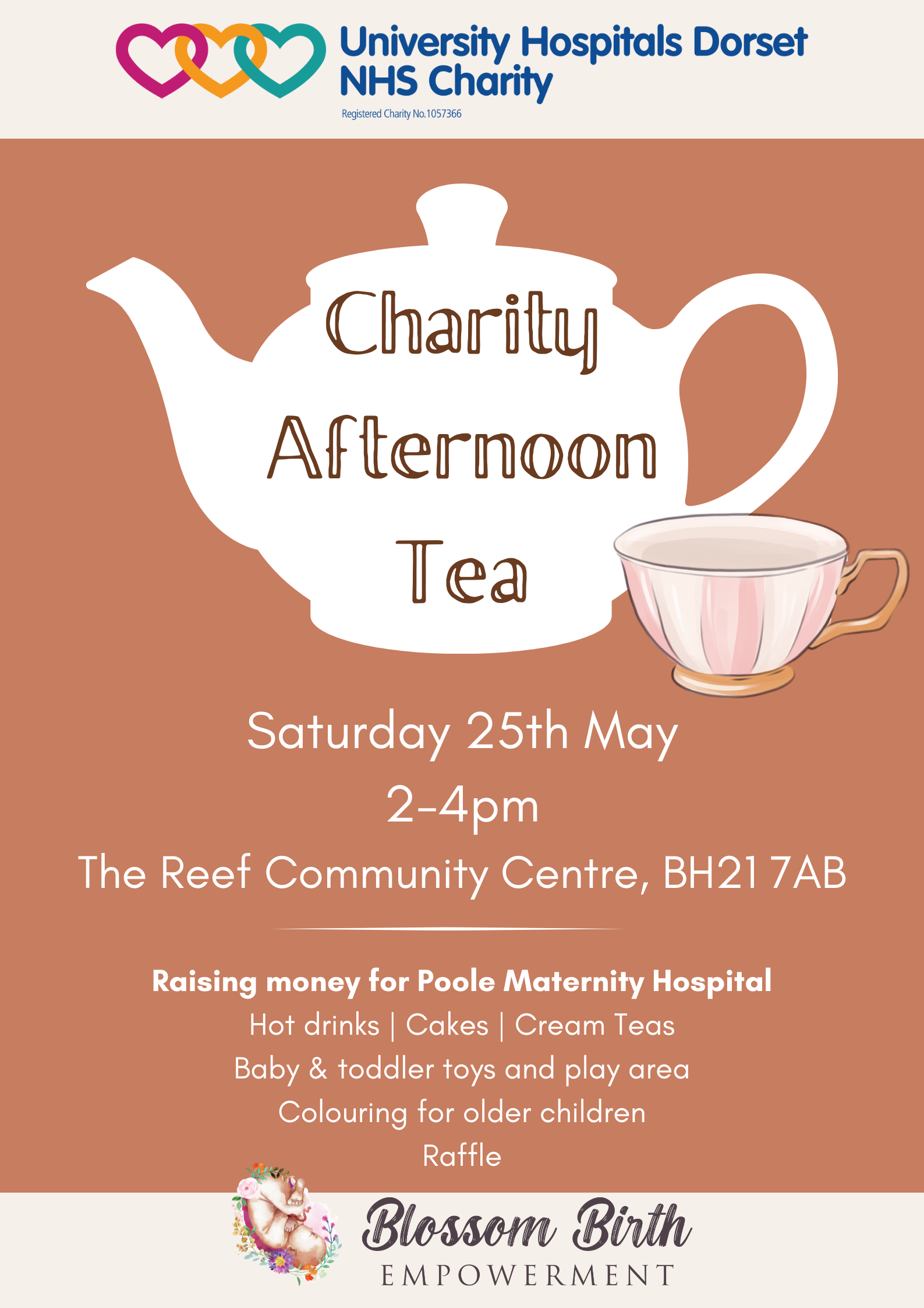 Charity Afternoon Tea Poster