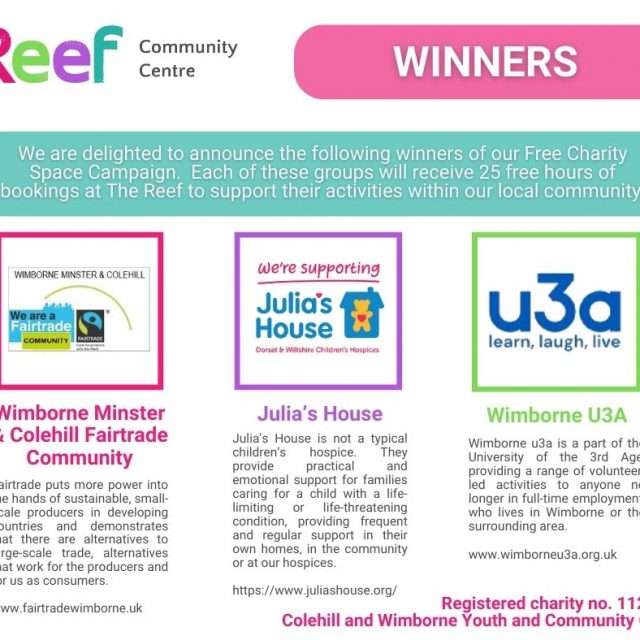 Charity Free Space Winners 2025