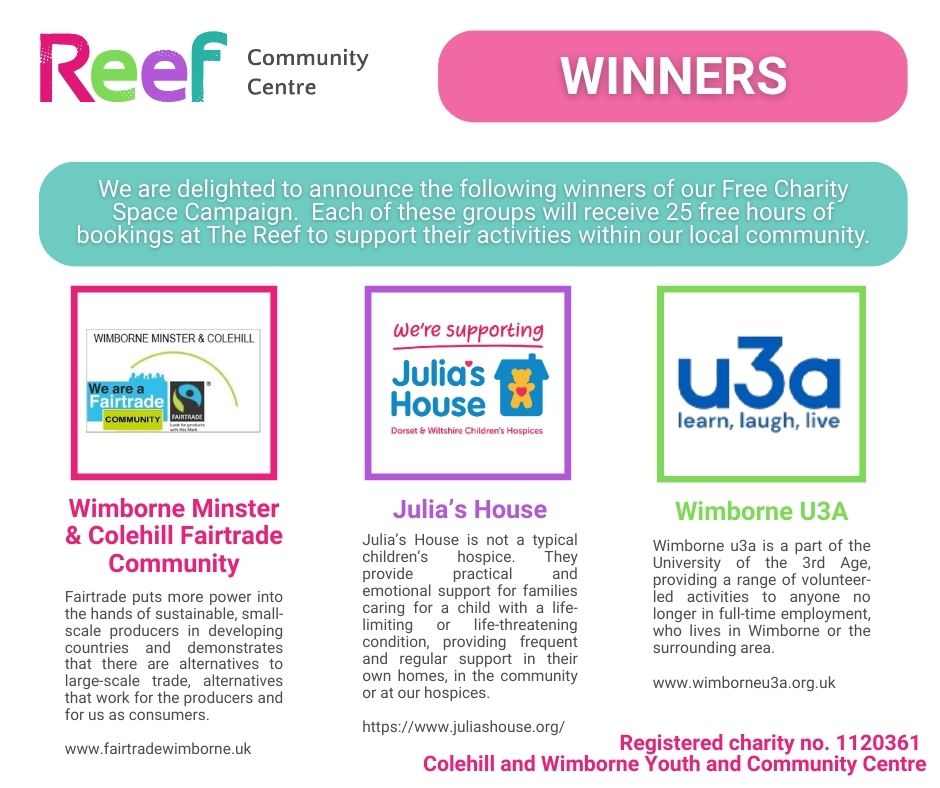 Charity Free Space Winners 2025