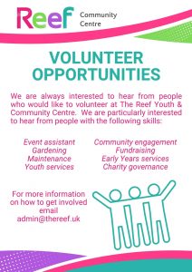 Volunteer Opportunities at the Reef